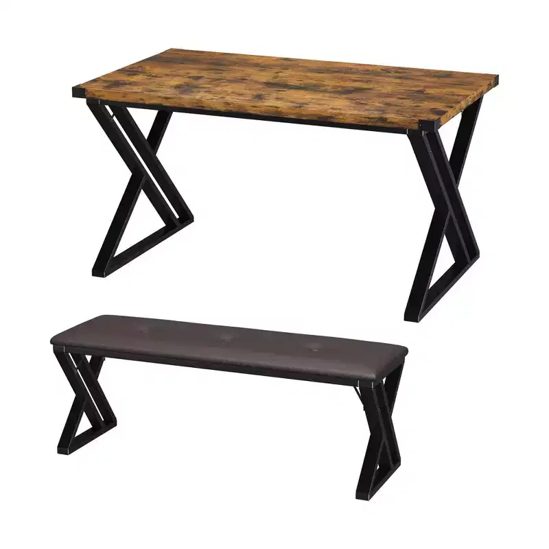 MDF PB Iron Z-Shaped Dining Stool - Durable, Stylish, Space-Saving, Comfortable, Easy to Clean