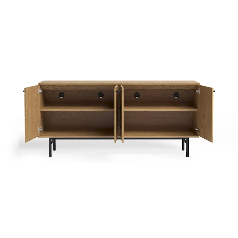 63 Wide Sideboard with Geometric Design