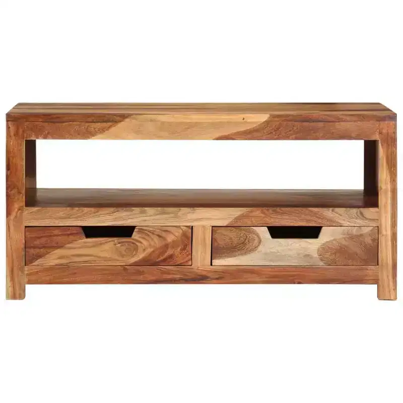 Coffee Table Light Brown Solid Acacia Wood