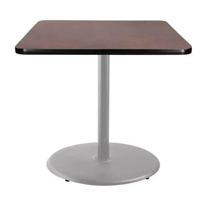 Hampden Furnishings 36" Bennet Collection Square Dining Table Gray/Mahogany