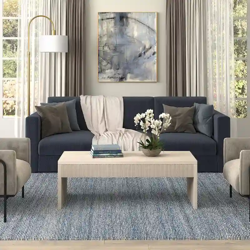 Lawrence 48 Wide Rectangular Coffee Table - 47.5 Wide