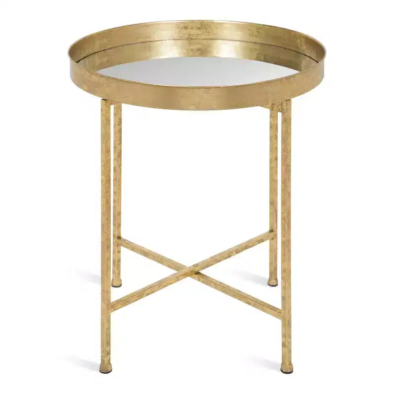 Kate and Laurel Celia Round Metal Side Table