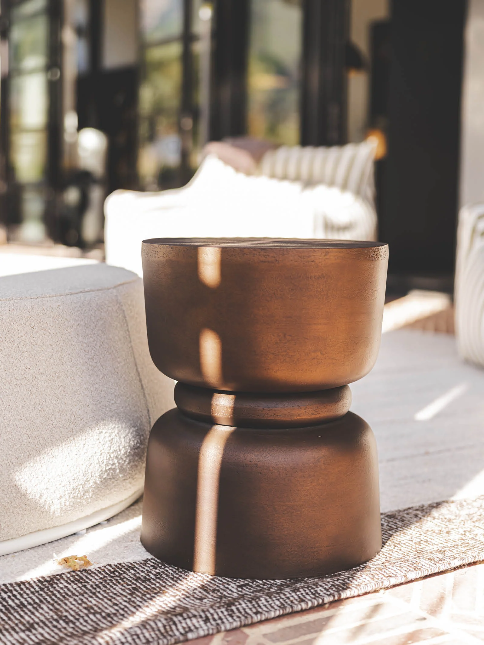 Aluminium Side Table for Patio