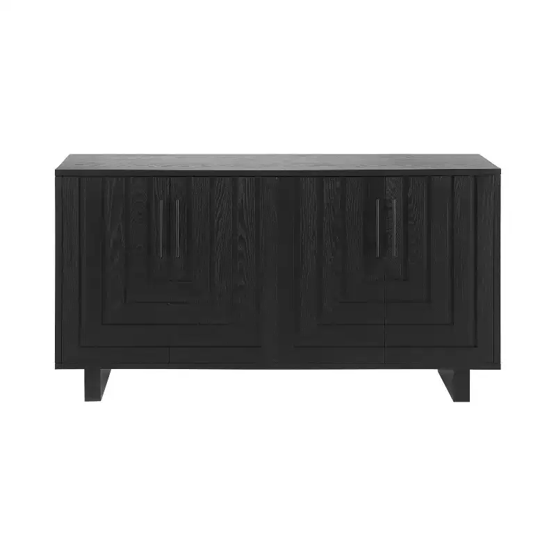Mid Century Wooden Buffet Sideboard Storage Cabinet