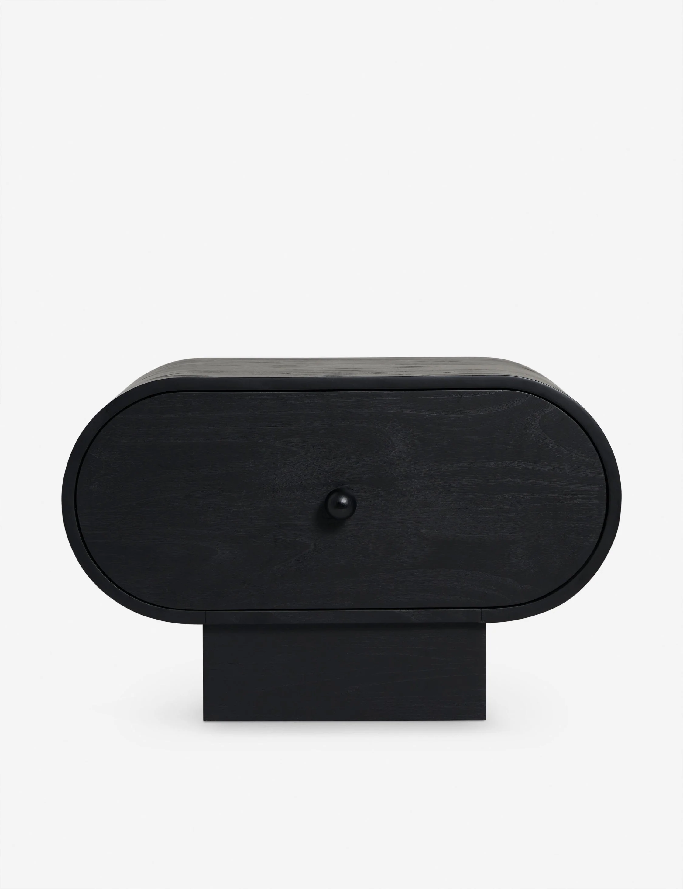 Nightstand Modern, Drawers The nightstand brings a fresh touch of sophistication to any bedside. The pill-shaped design blends retro inspiration