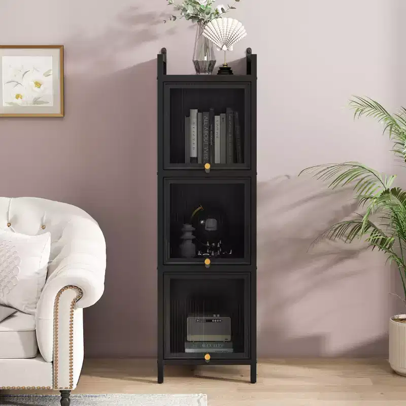 Modern 3/4-Tier Bathroom Storage Cabinet, Freestanding for Bathroom, Living Room, Bedroom & Kitchen
