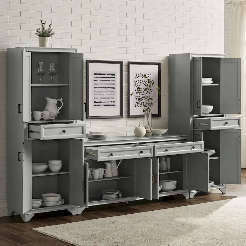 3-piece Sideboard and Pantry Set - 15x108.5x67.75