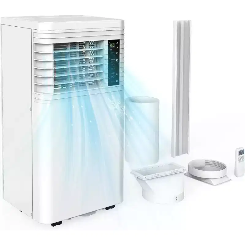 ZAFRO Portable Air Conditioners, 4 Modes Portable AC with Remote Control/LED Display/24Hrs Timer