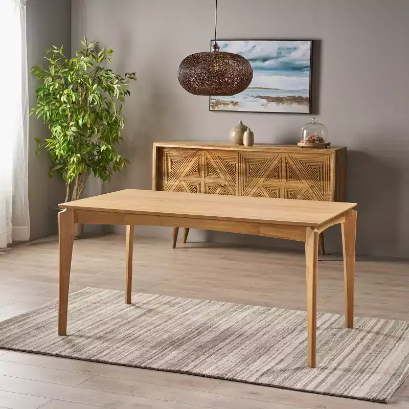 Mid Century Modern Rubber Wood 59