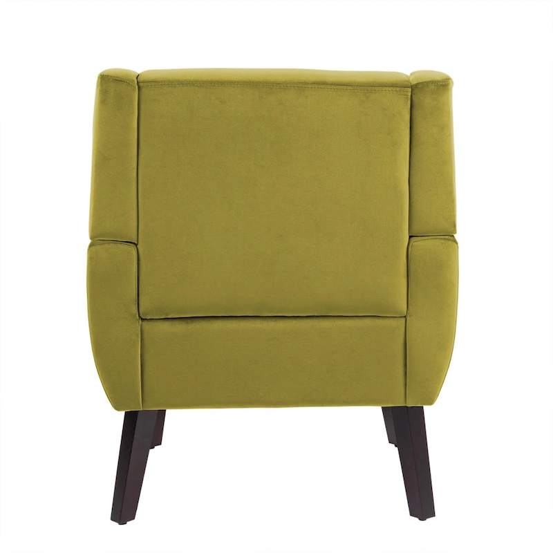 Velvet Upholstered Armchair Tufted Accent Chairs Set of 2
