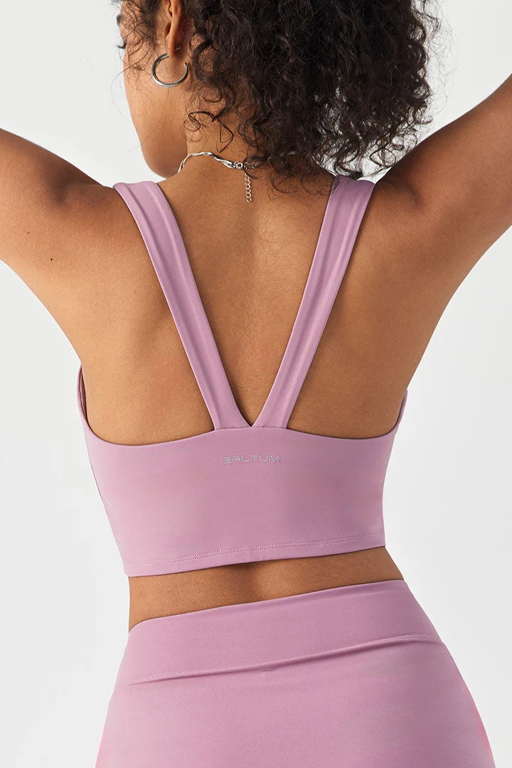 Back V-shape Longline Sports Bra