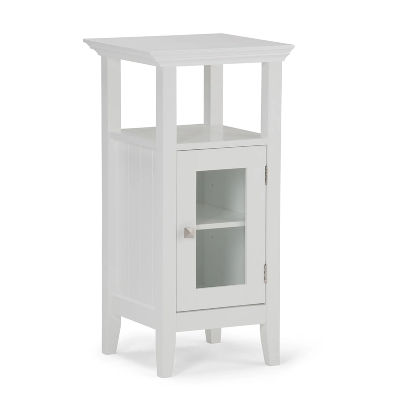 WYNDENHALL Normandy 30 inch H x 15 inch W Floor Storage Bath Cabinet - 15W x 14D x 30H - 15W x 14D x 30H