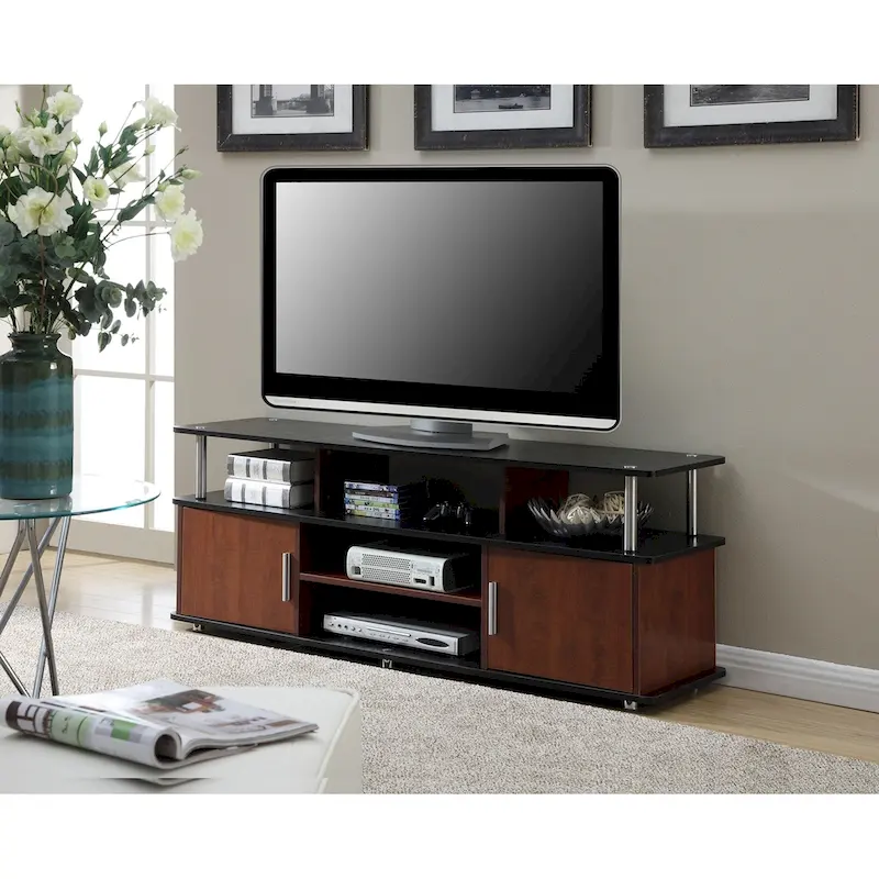 65 inch TV Stand with Storage Cabinets and Shelves