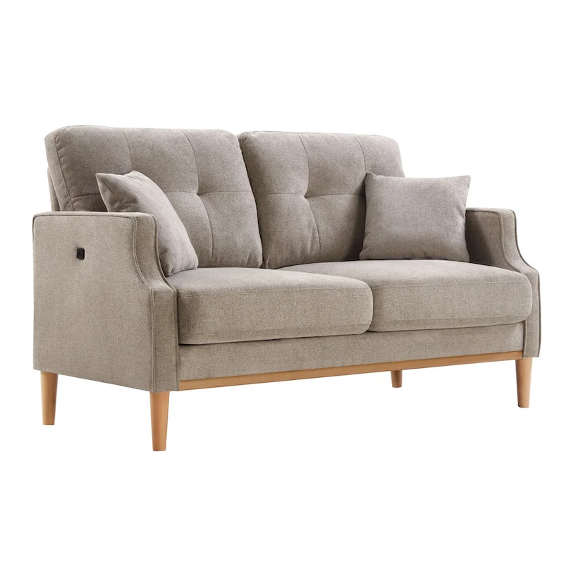 Modern Loveseat Sofa with USB Charge