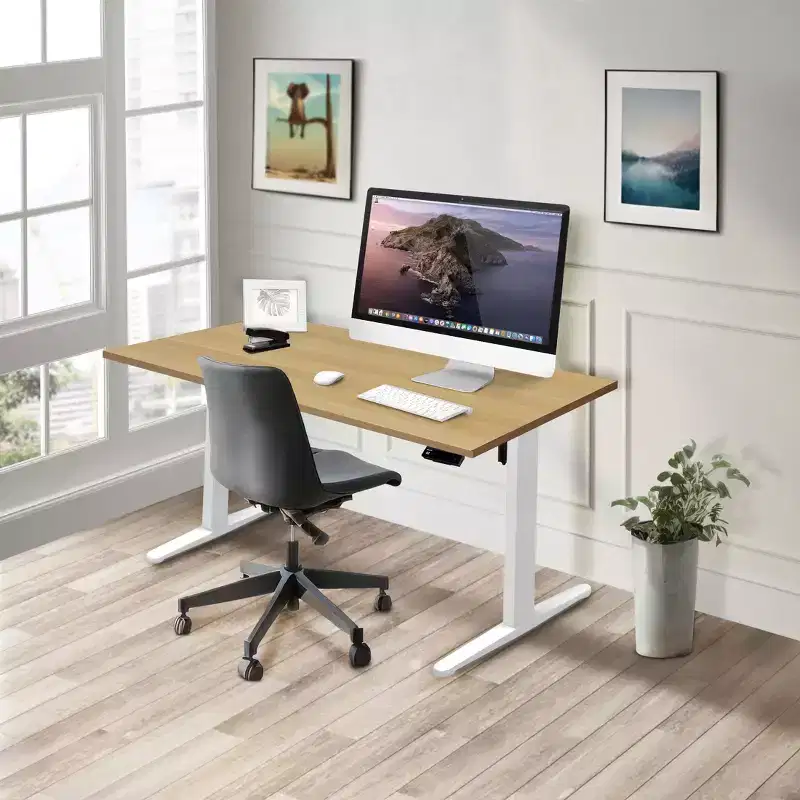 Steel MDF Electric Sit-Stand Desk 55