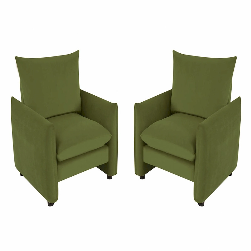 Lilian 33inW Modern Armchair Accent Chair Sofa Lounge Chair(Set of 2)