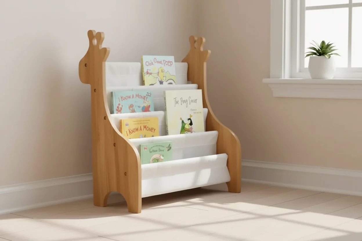 4 Tier Kids' Book Storage