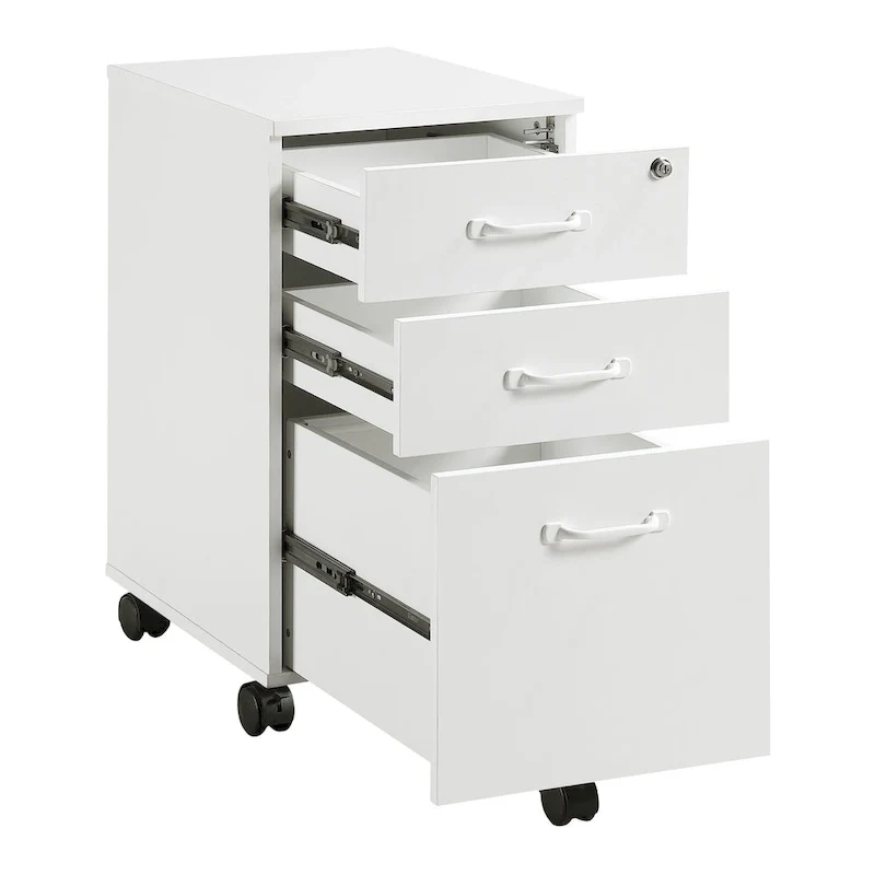 3-Drawer Mobile File Cabinet