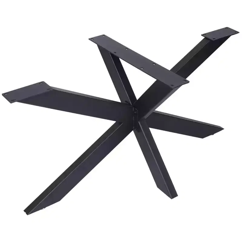 Table Legs, Heavy Duty Metal Table Legs with Pre-Drilled Holes, Heat Resistant Desk Legs for Coffee Dining Side Table