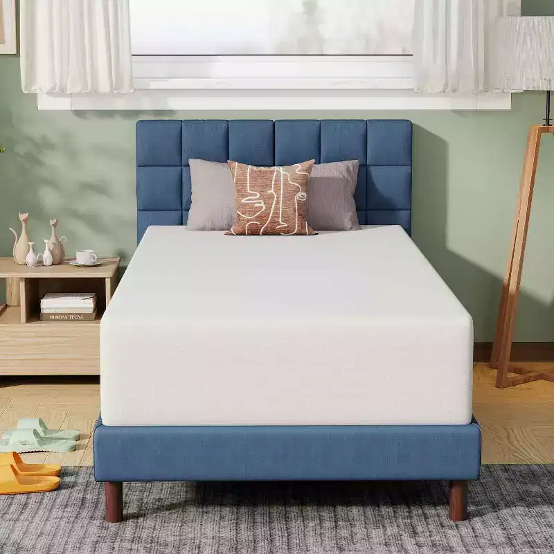 BestMassage 12 Inch Green Tea Memory Foam Mattress Cooling Gel Infused Mattress Medium Firm Mattresses