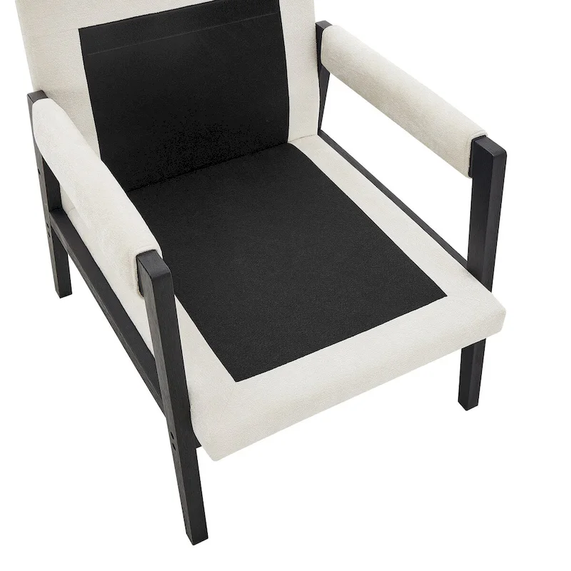 Roundhill Furniture Kelly Mid-Century Modern Chenille Upholstered Accent Armchair