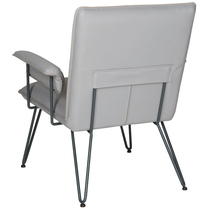 SAFAVIEH Johannes Mid-Century Modern Grey Arm Chair - 29W x 28D x 33H