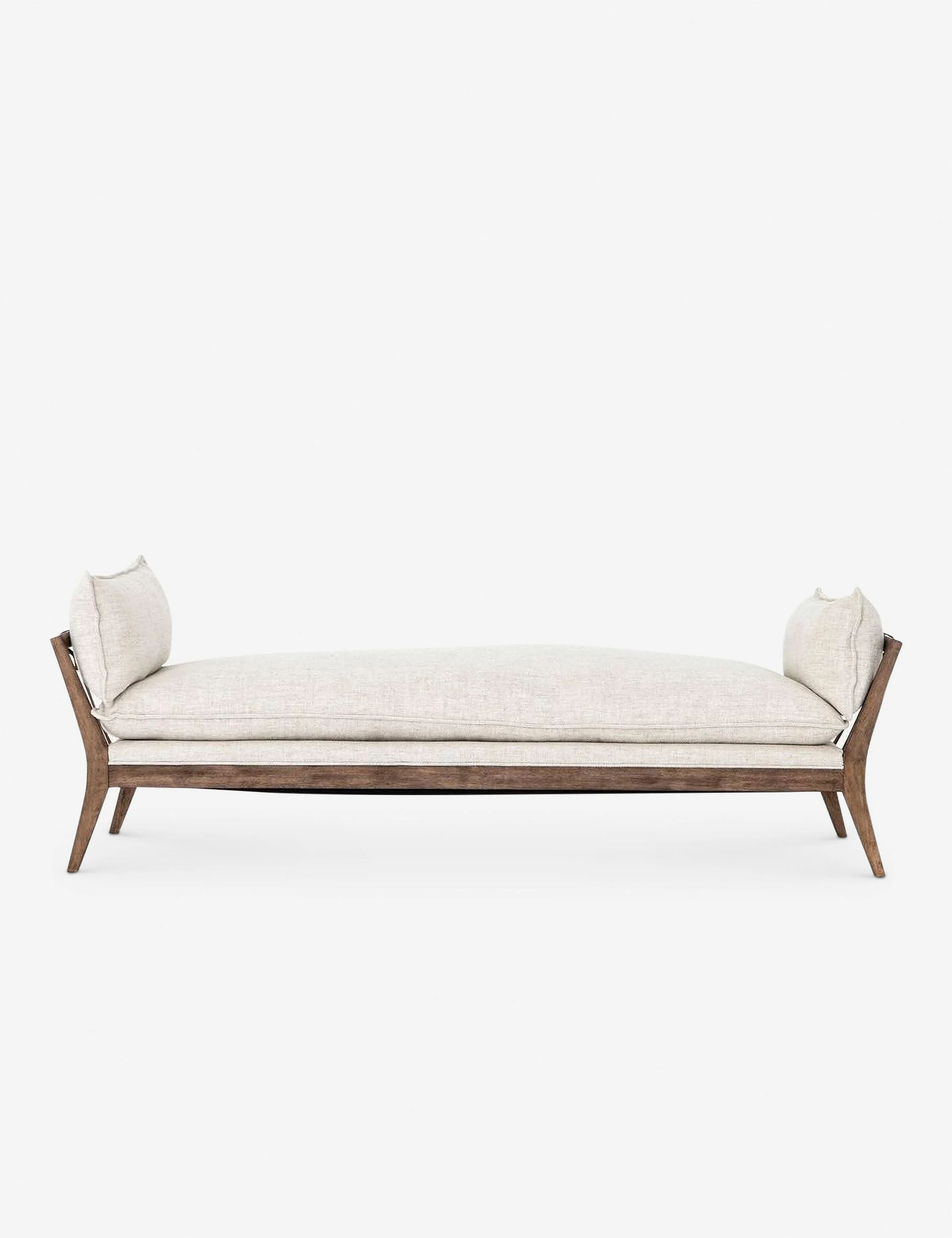 Chaise A cozy, inviting bench that adds a relaxed, designer look to your living room or bedroom. Pillowtop cushioning invites you to sink