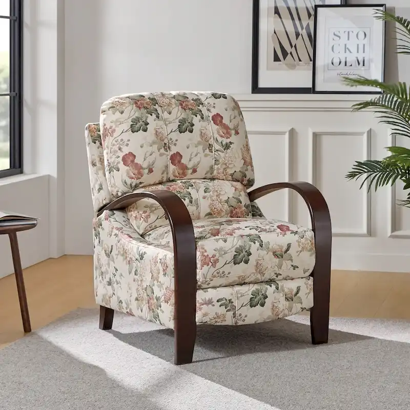 Rita Genuine Leather Manual Recliner