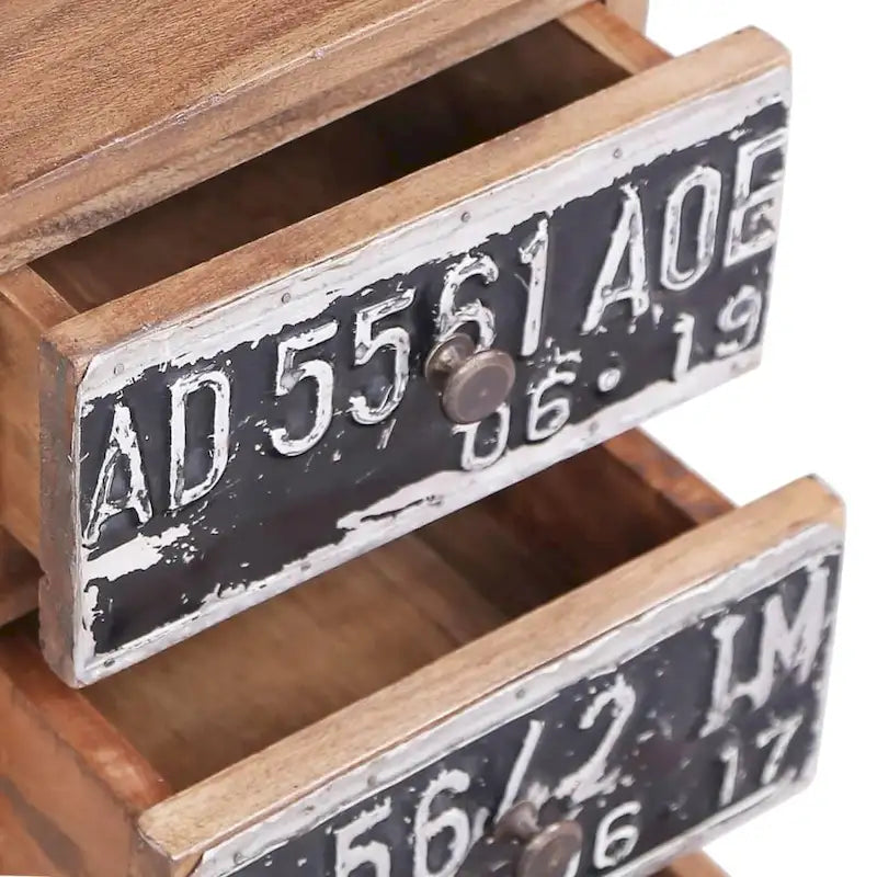 Bedside Cabinet Solid Wood Mahogany