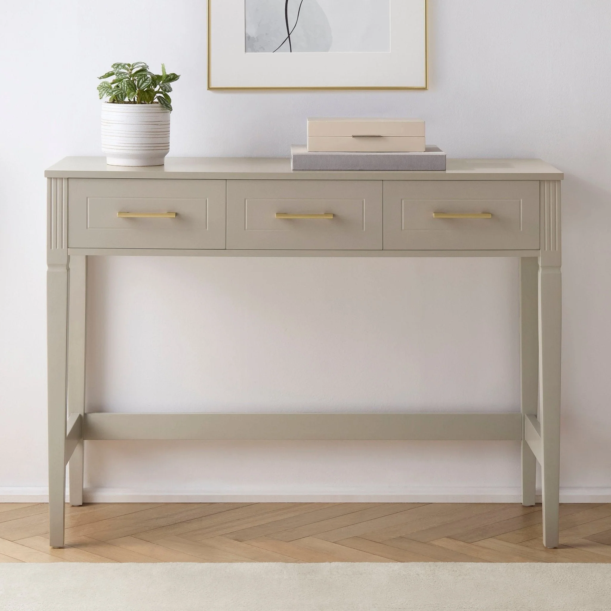 Dressing Table Console - Taupe