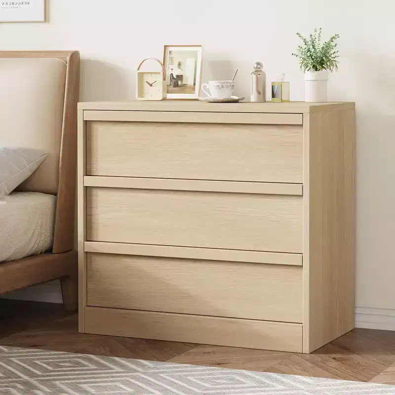 4 Drawer Dresser for Bedroom, Nightstand 4 Chest of Drawers with Large Storage, Small Modern Dresser Organizer Bedside Table for Living Room