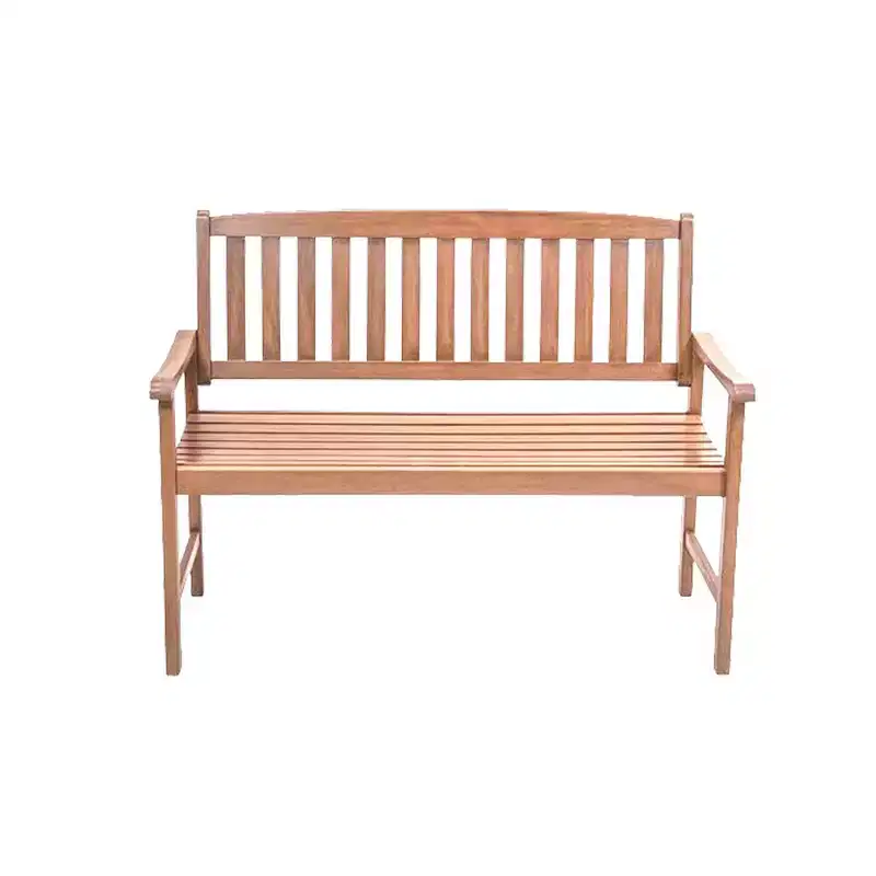 Jack Post 4 Feet Durable Classic Indonesian Hardwood Bench Accommodate Up To 2 People for Patio, Backyard, Garden and Porch, Brown