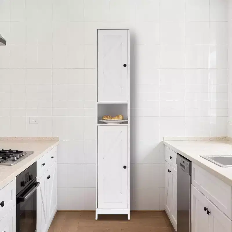 Stylish Modern Bathroom Furniture Set  Durable Space-Saving Complete Storage for Functional Bathroom Organization