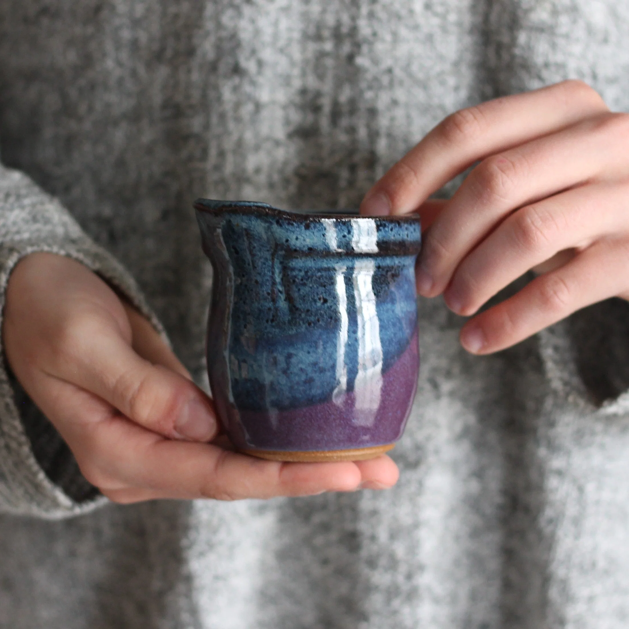 Handmade Mini Ceramic Pitcher