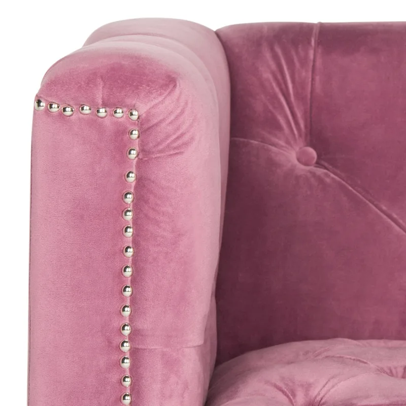 SAFAVIEH Kamilah White/ Clear Club Chair - 31.9 x 33.9 x 29.9 - 32Wx34Dx30H
