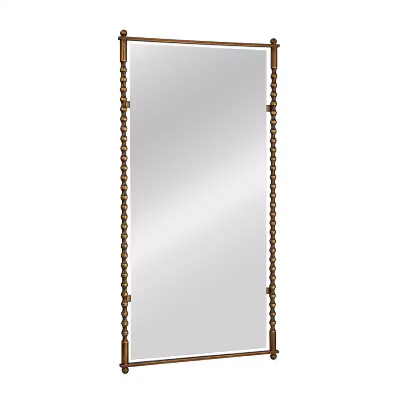 Storied Home Cast Metal Framed Tall Wall Mirror