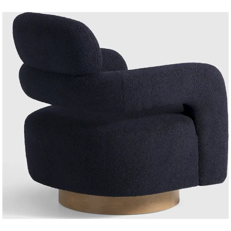 Bayville 29 Wide Sherpa Swivel Chair