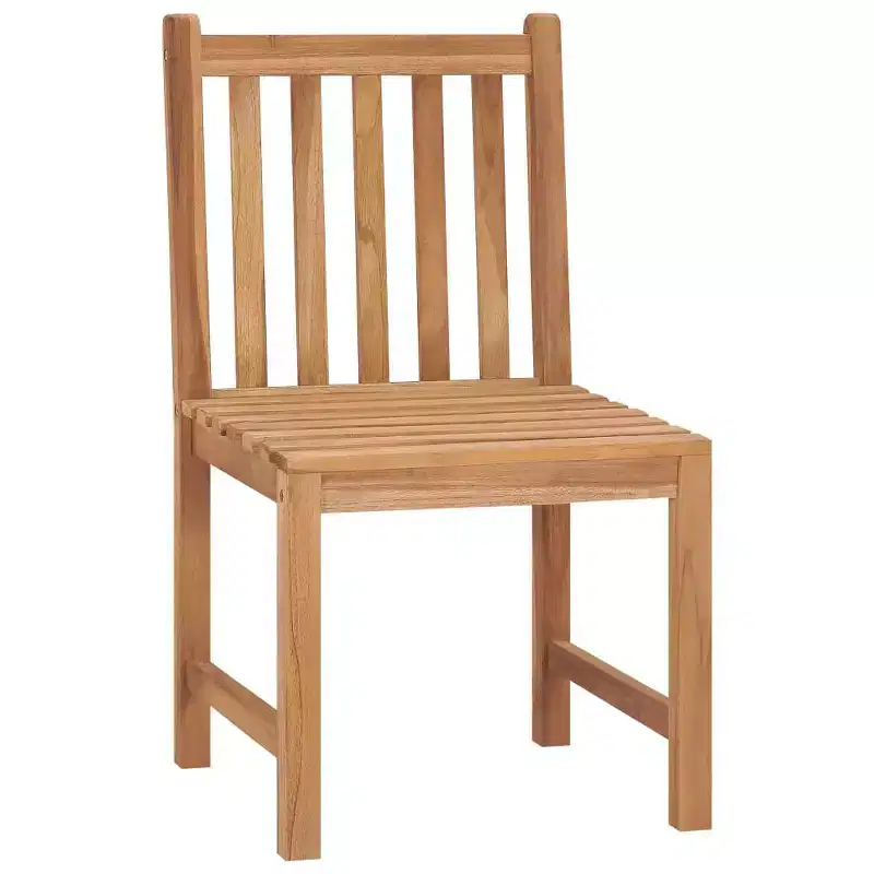 vidaXL Solid Teak Wood Outdoor Chairs