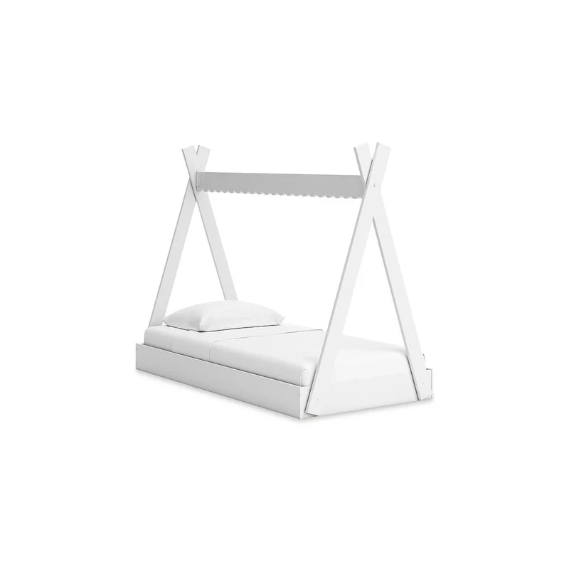 White Twin Tent Bed