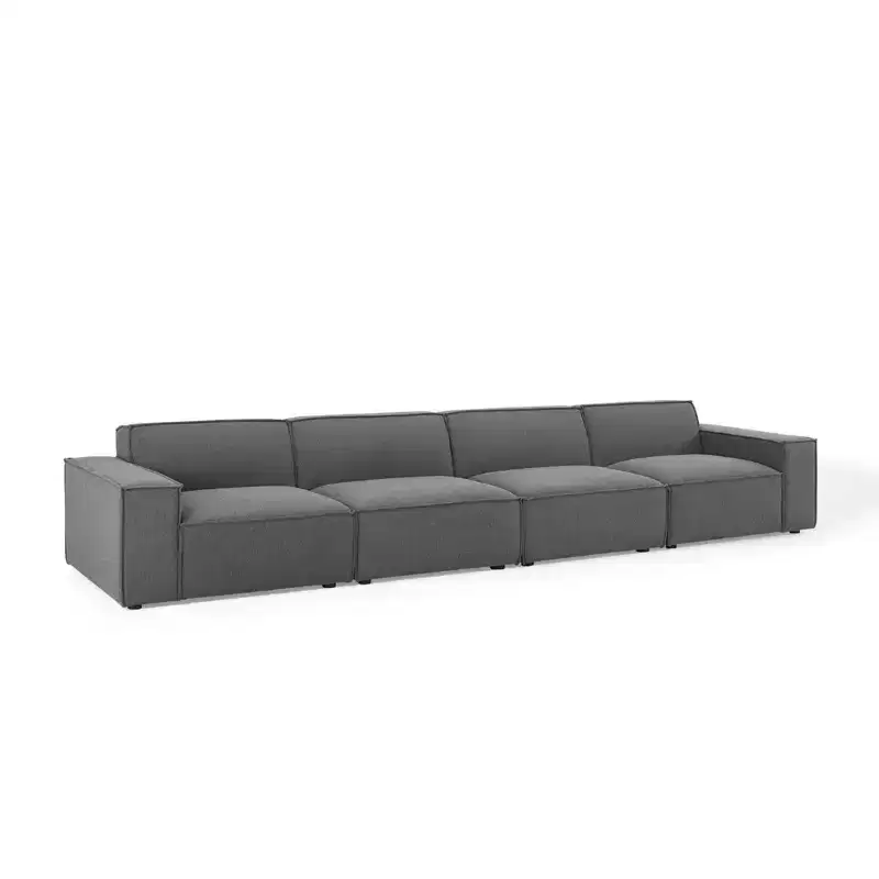4-Piece Sectional Sofa Set with Ottoman