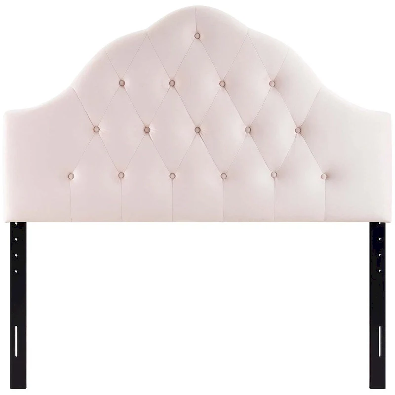 Labbsand Twin Diamond Tufted Velvet Headboard