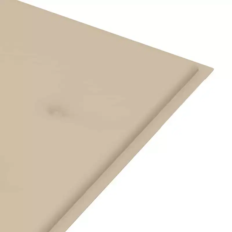 Garden Bench Beige, Brown Solid Acacia wood, 100% polyester fabric