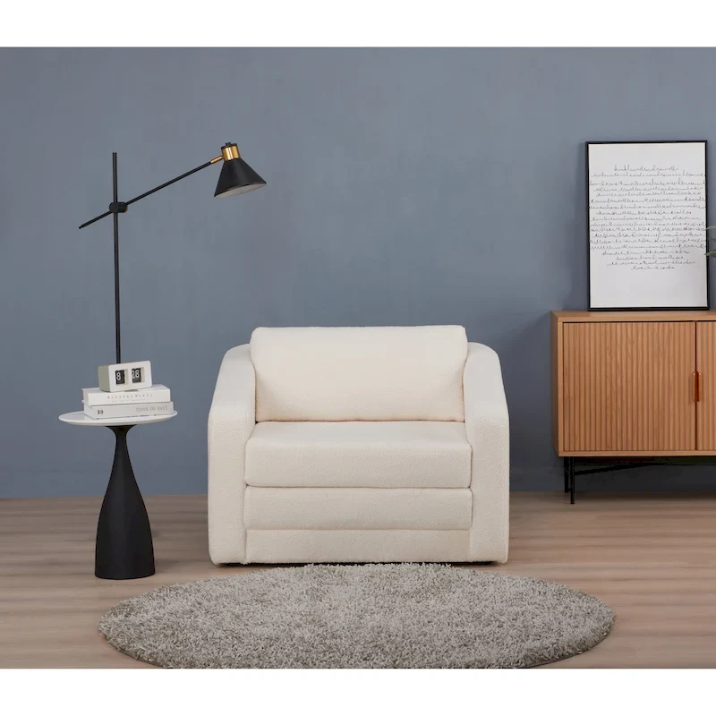 Pala Sherpa Convertible Sleeper Arm Chair Bed