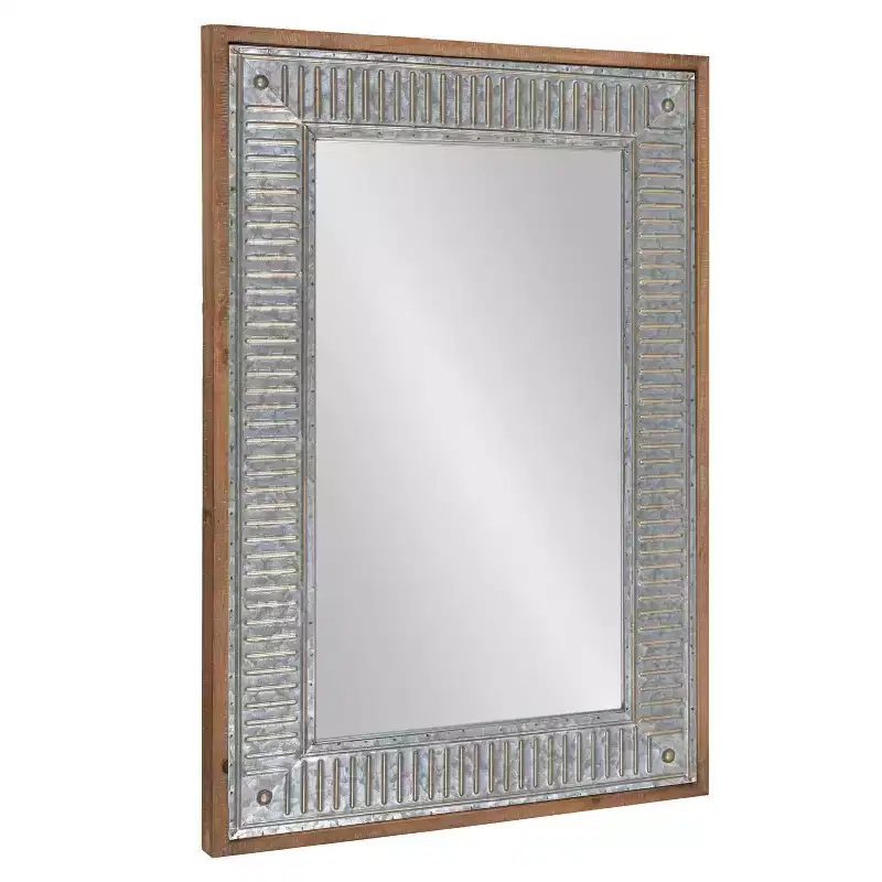 Deely Rectangle Wall Mirror - Kate & Laurel All Things Decor