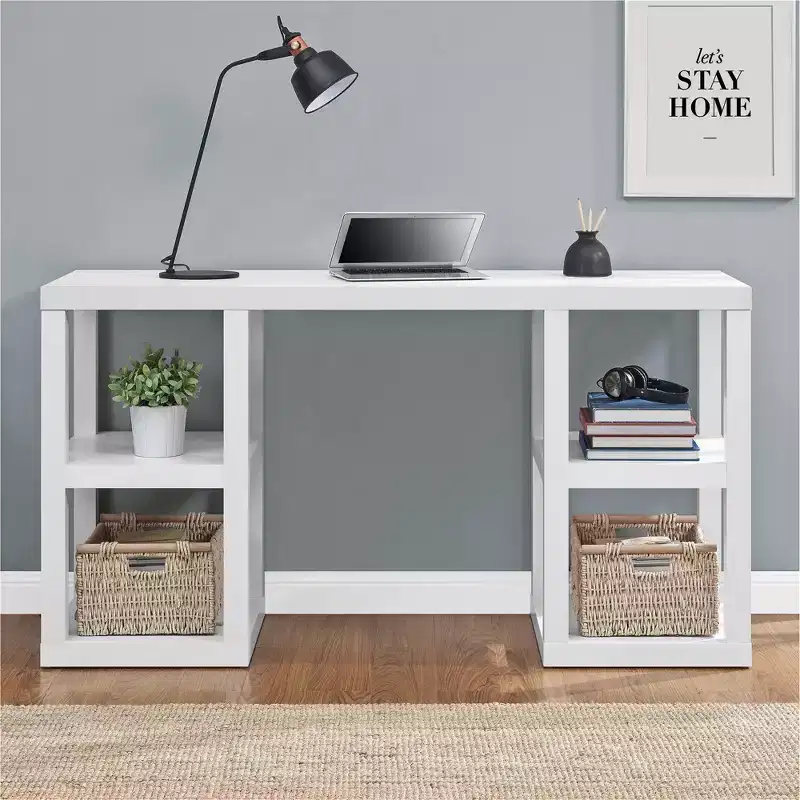 Double Pedestal Computer Desk