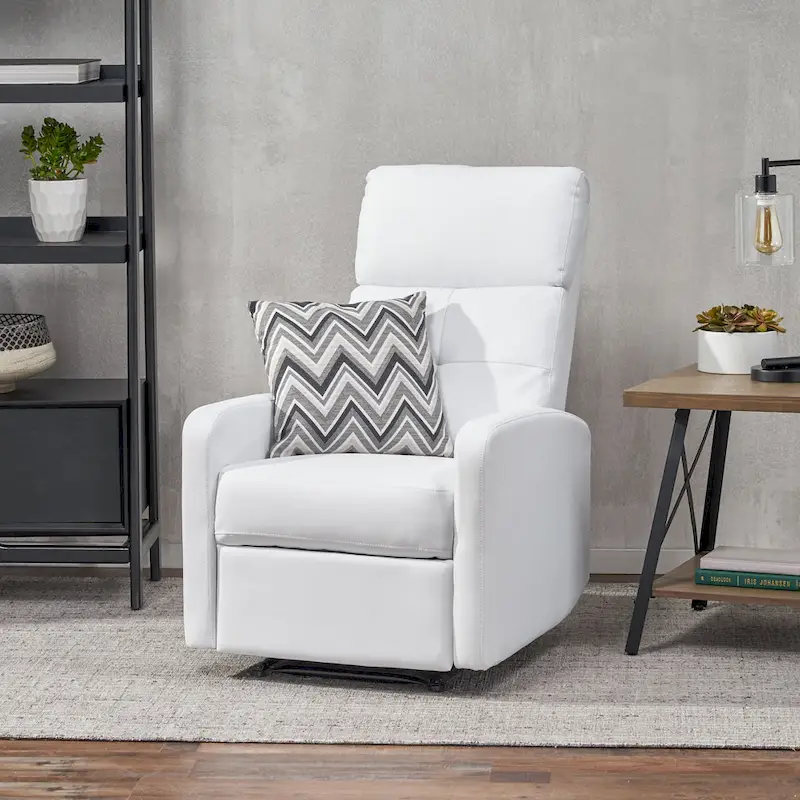 Samedi PU Leather Recliner Club Chair by Christopher Knight Home