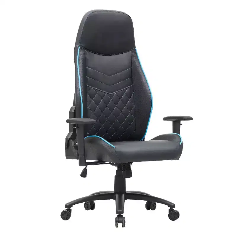 Diamond Stitched Faux Leather Gaming Chair