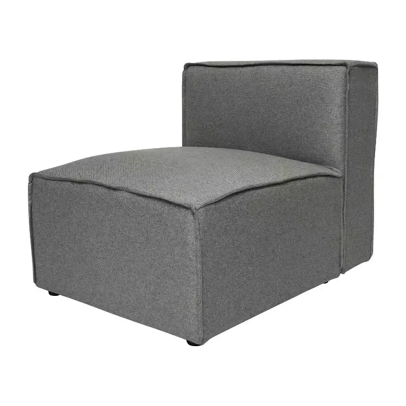 Flash Furniture Bridgetown Luxury Modular Sectional Sofa, Armless Center Seat
