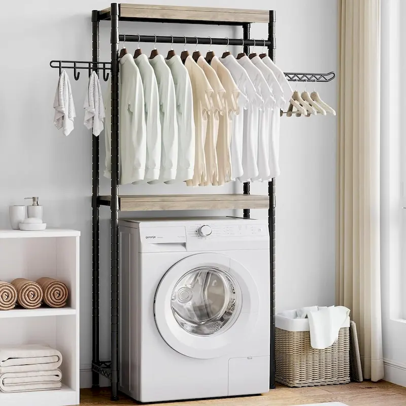 Over The Washer and Dryer Storage Shelf
