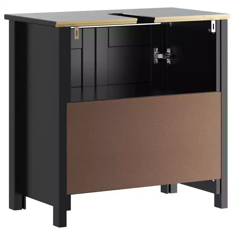 vidaXL BERG Bathroom Sink Cabinet Vanity Cabinet Cupboard Solid Wood Pine